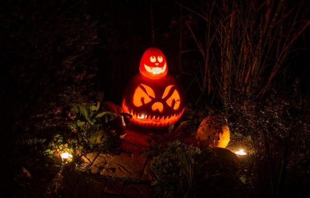 Photo Pumpkin lamp