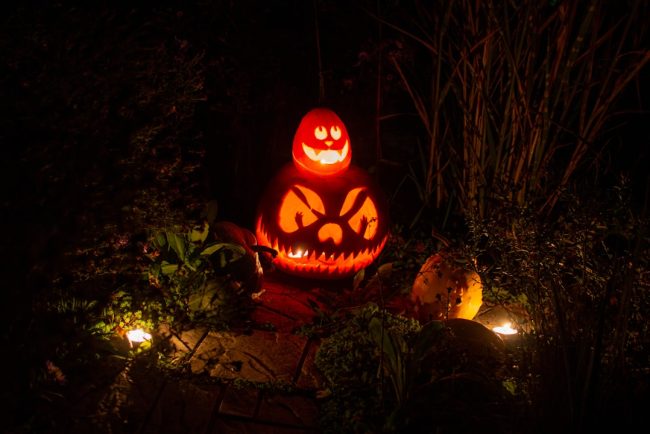 Photo Pumpkin lamp